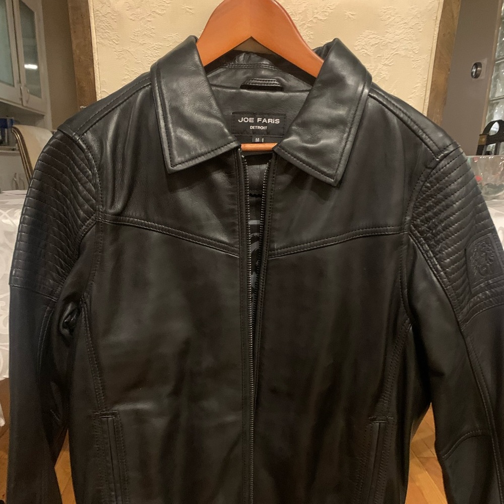 Men’s Joe Faris Detroit Leather Jacket
